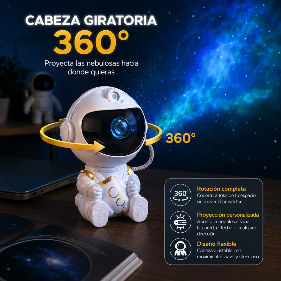 Mini Astronauta Proyector de Nebulosas