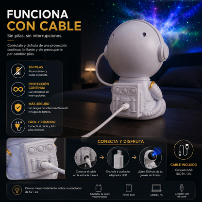 Mini Astronauta Proyector de Nebulosas